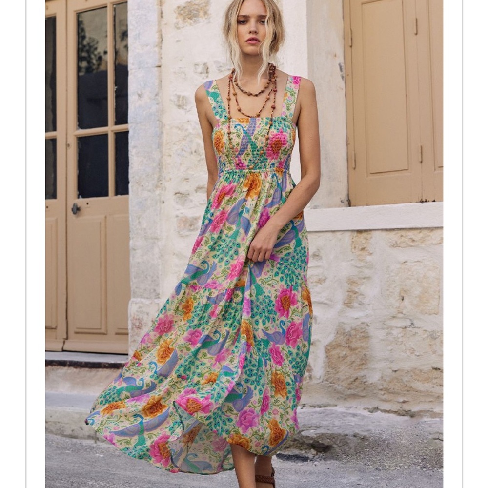 Bohme Strappy Maxi Dress in Spring - 
SPELL - Picture 3 of 5